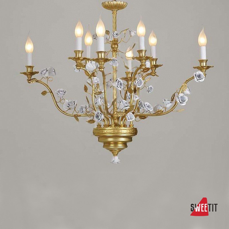Люстра 8-ми рожковая CIULLI Rose 8606А