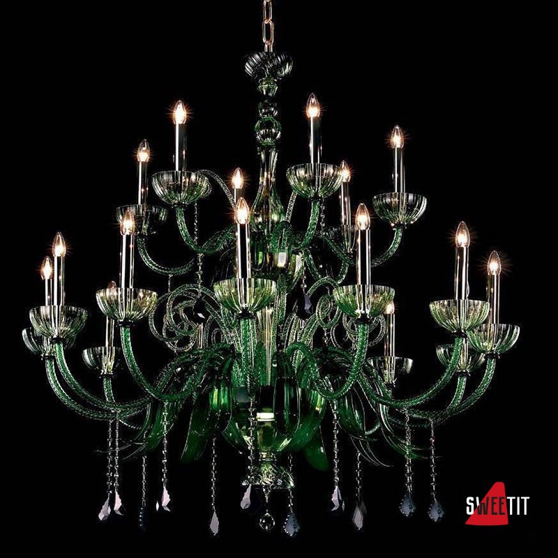 Люстра Beby Group Garden Party 7800B01 Light gold Green Tuscany Swarovski Plaque