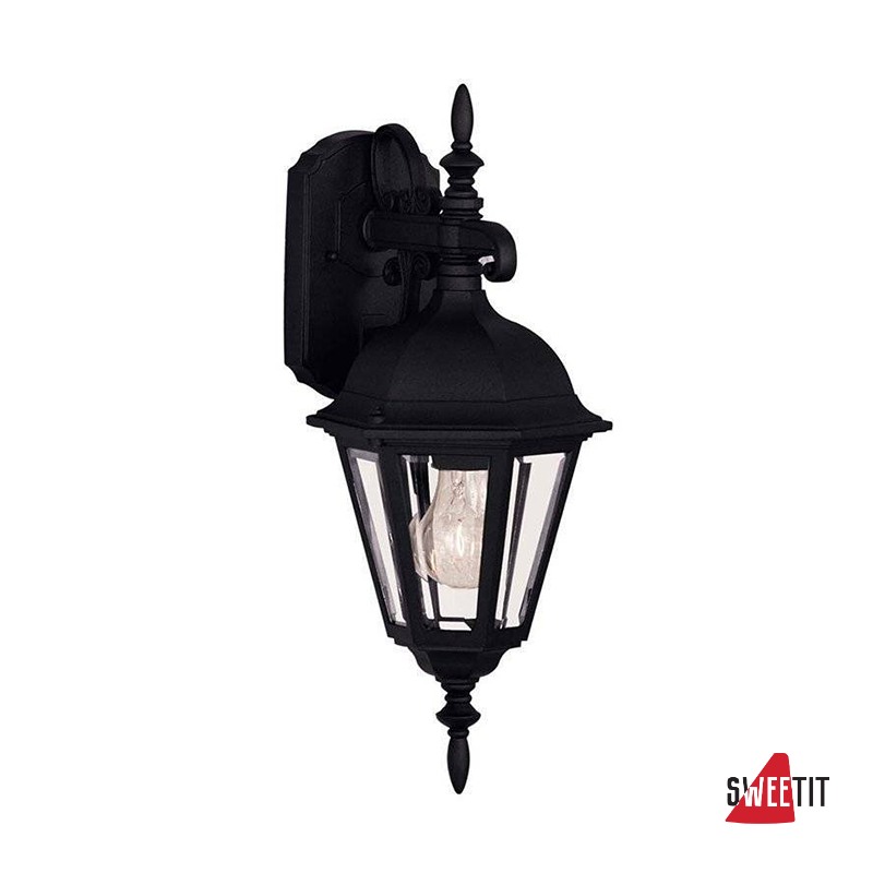 Уличный настенный светильник Savoy House Exterior Collections 07075-BLK