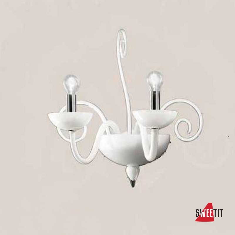 Бра Renzo Del Ventisette Contemporary A 14450/2 DEC. MURANO BIANCO
