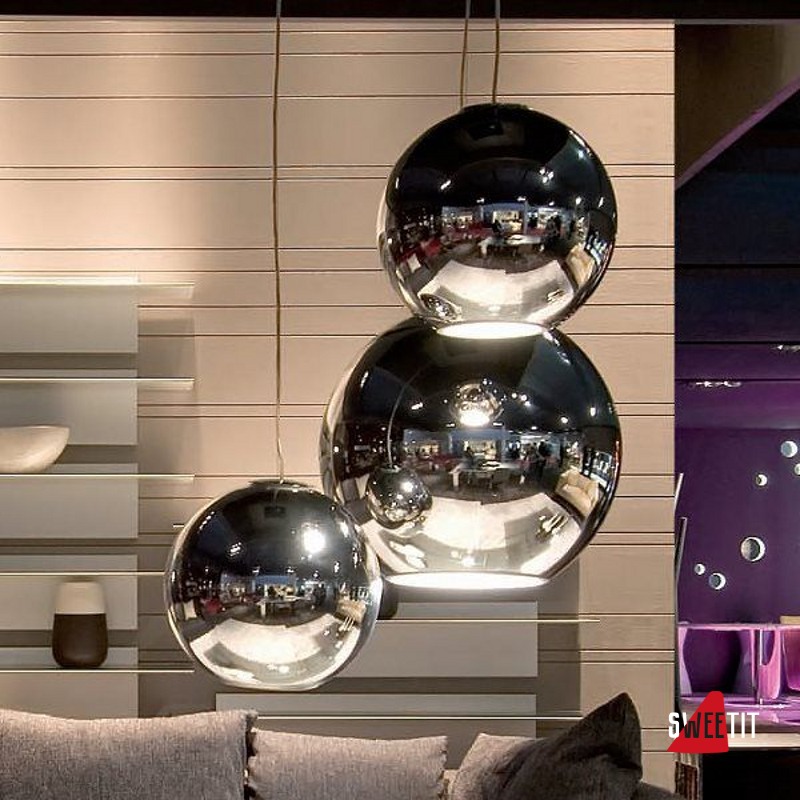 Светильник подвесной FONTANA ARTE Globo di Luce 3644-OCR_3644CR_3644-1CR