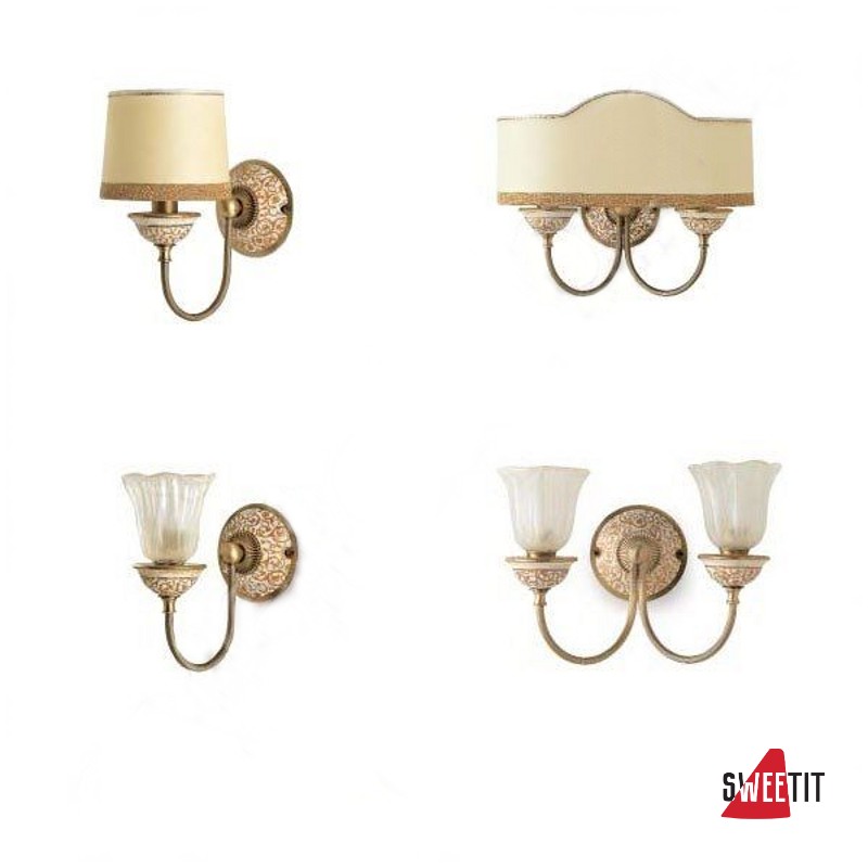 Бра LE PORCELLANE Oro Antico 02633_1