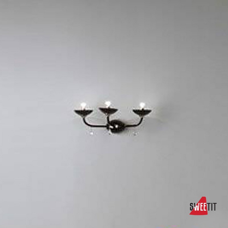 Бра Beby Group Black tube DL33A02 Chrome Dark Rome Cut Almond