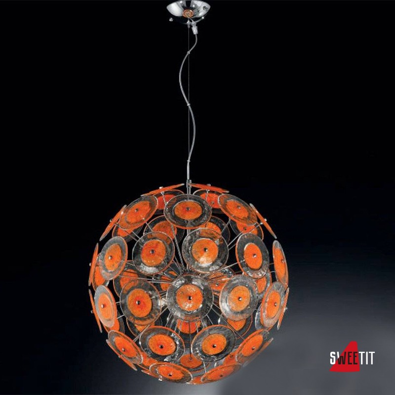 Подвесной светильник IDL Mina 243/6S chrome + ARANCIO