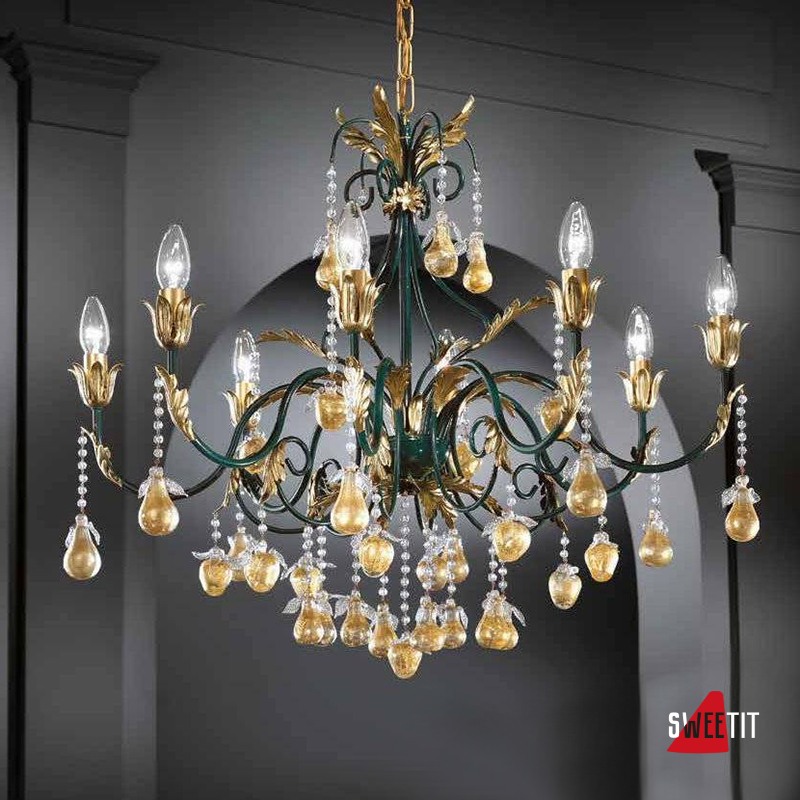 Люстра Beby Group Fruit 109/8 Green Gold Amber