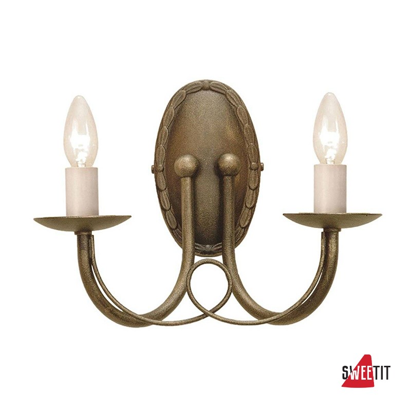 Бра Elstead Lighting Minster MN2 BLK/GOLD