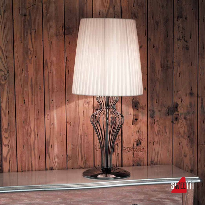 Настольная лампа IDL Glamour 583/1L black nickel ivory