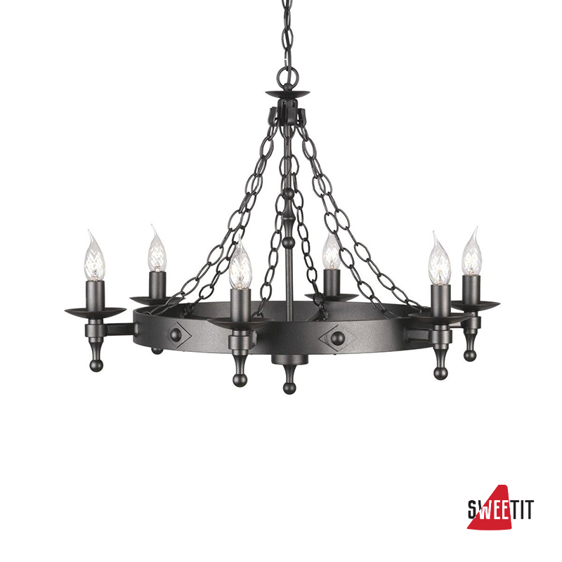 Люстра Elstead Lighting Warwick WR6 GRAPHITE