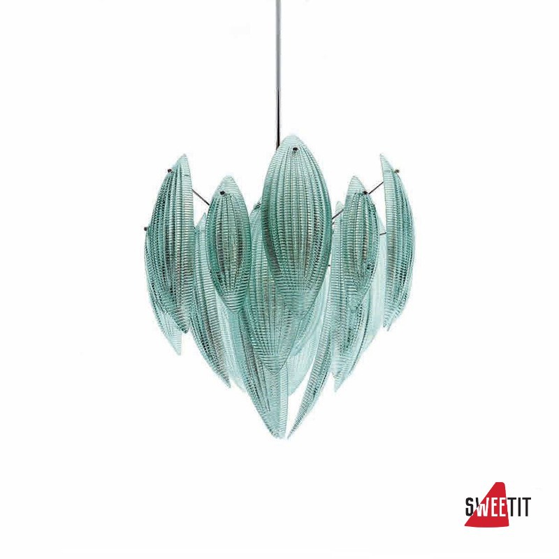 Подвесной светильник IDL Paradise 430/62 Chrome Aquamarine