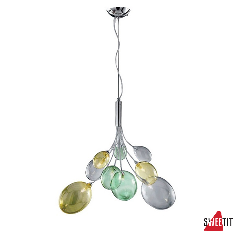 Подвесная люстра IDL Export Srl. NUVOLA 380/8S chrome