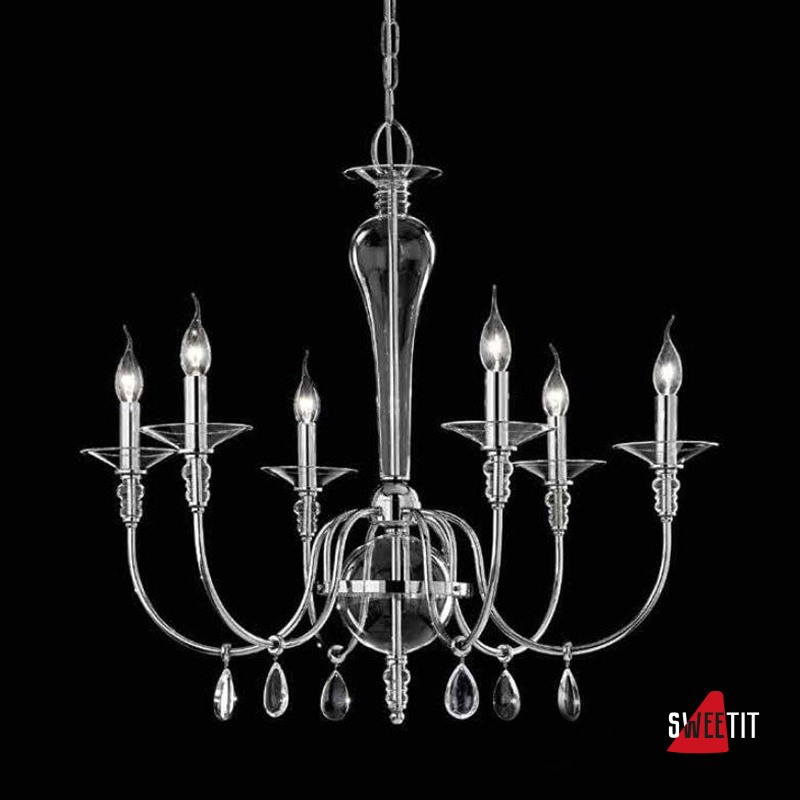 Люстра Renzo Del Ventisette Contemporary L 14019/6 CR DEC. CROMO
