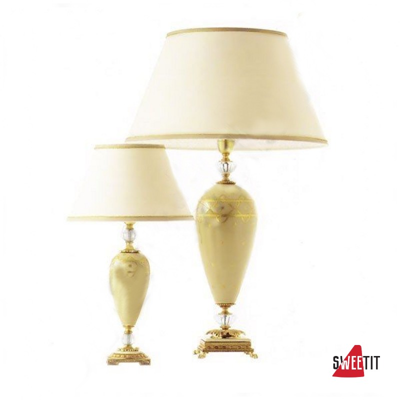 Настольная лампа LE PORCELLANE Avorio Oro Porcelain 5027
