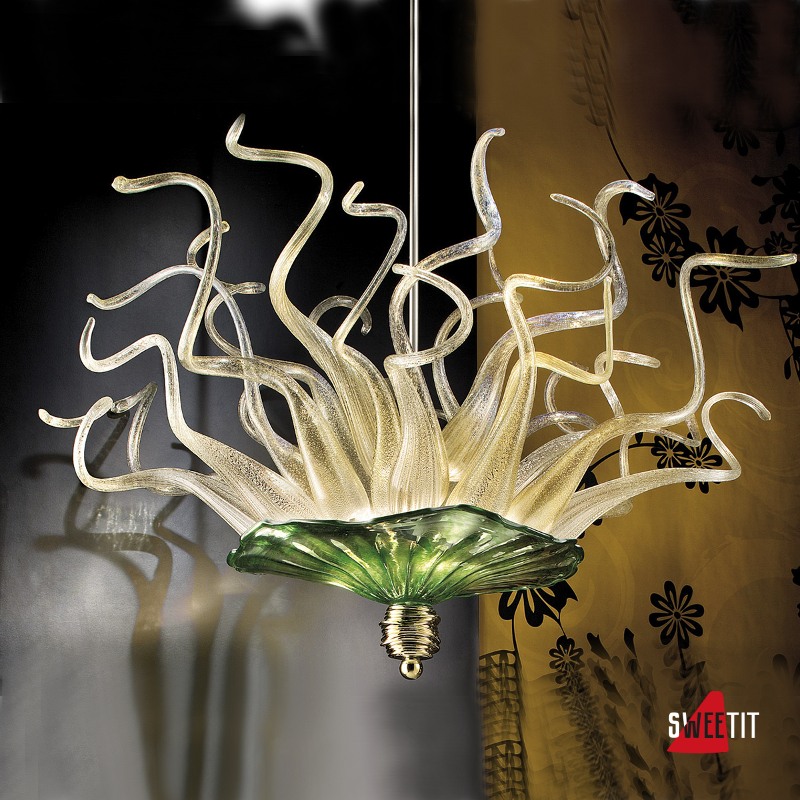 Светильник подвесной GLASS AND GLASS MURANO GHIRIGORI E.H.F. 7 CO-P1_P2