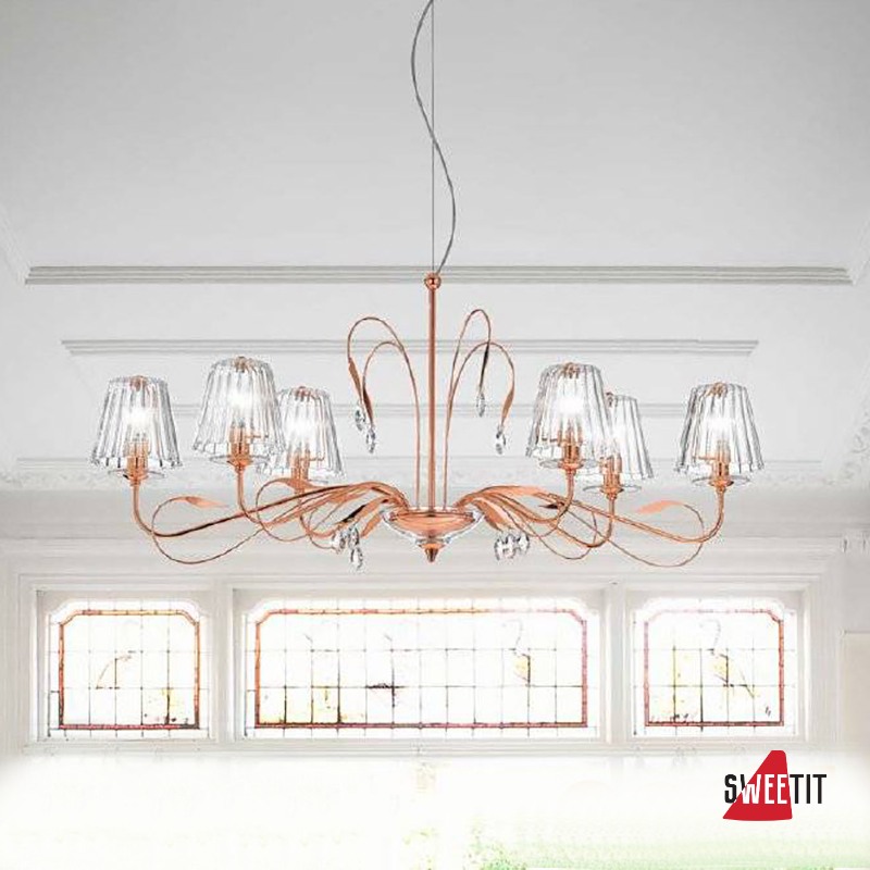 Люстра IDL Chloe 551/6 Copper