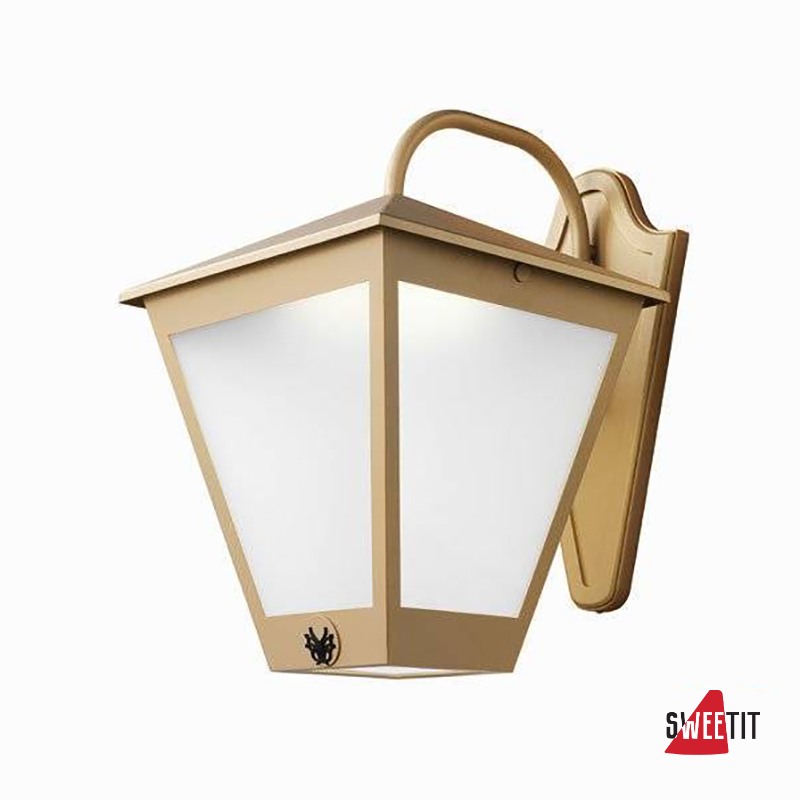 Уличный настенный светильник Beby Group Outdoor 0127A01 Metallized gold Matt