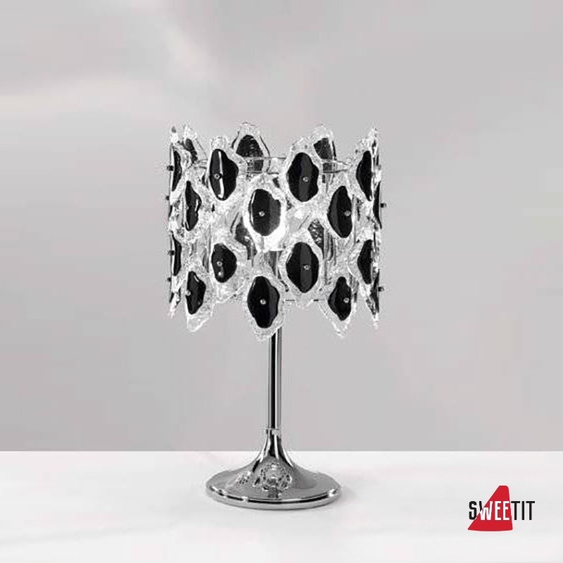 Настольная лампа IDL Sofia 488/1LG Chrome+black