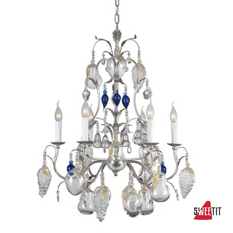 Люстра TREDICI MURANO 1325.6.FG CR
