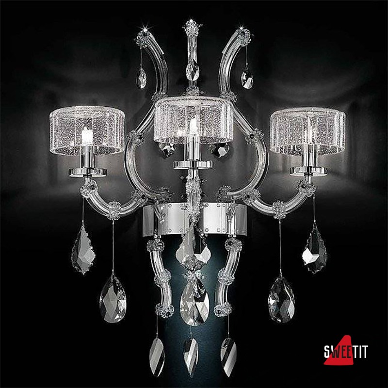 Бра Beby Diamond 0170A01 Chrome Swarovski Almond