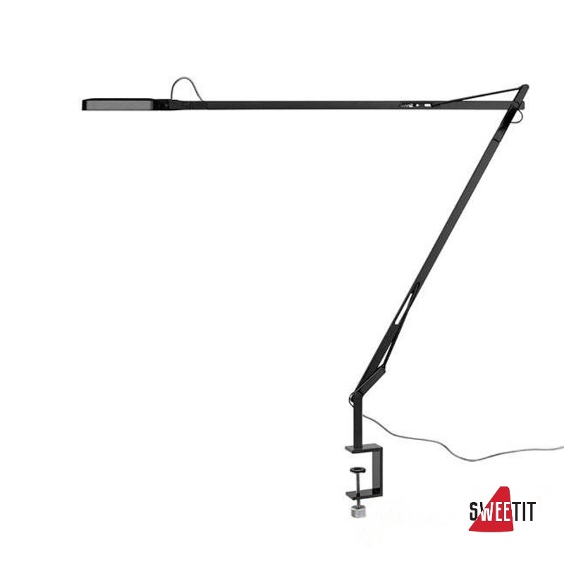 Настольная лампа Flos Kelvin LED Clamp Shiny black F3301030