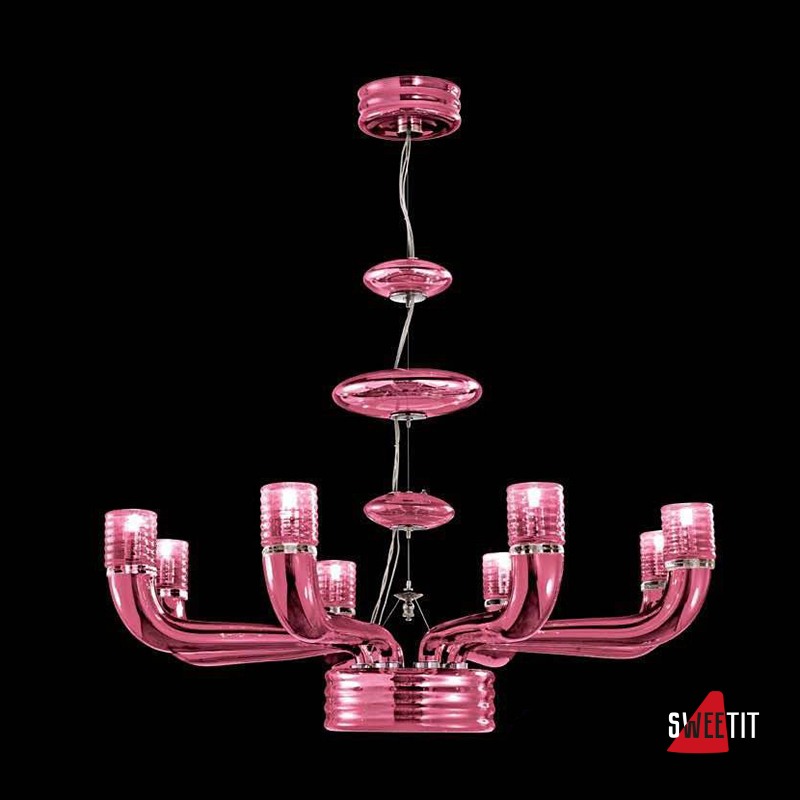 Люстра Beby Group Diadema 5450B02 Chrome Fuchsia Venice