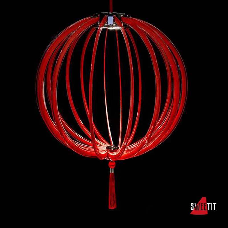 Подвесной светильник Beby Group Planet nine 0660B03 Chromed plated Red Sensuelle