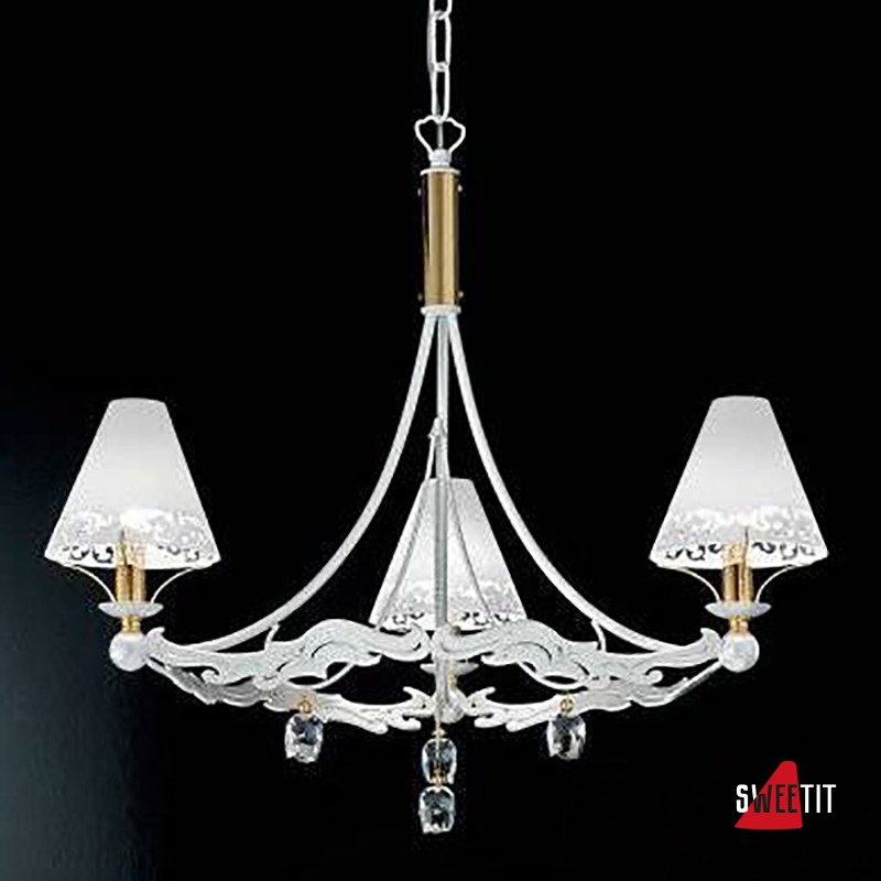 Люстра IDL Fosca 397/3 Gold White