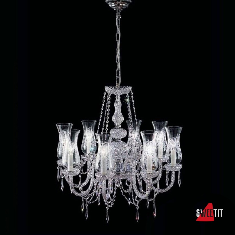 Люстра Italamp 159/8 Transp. / C / Spectra Crystal