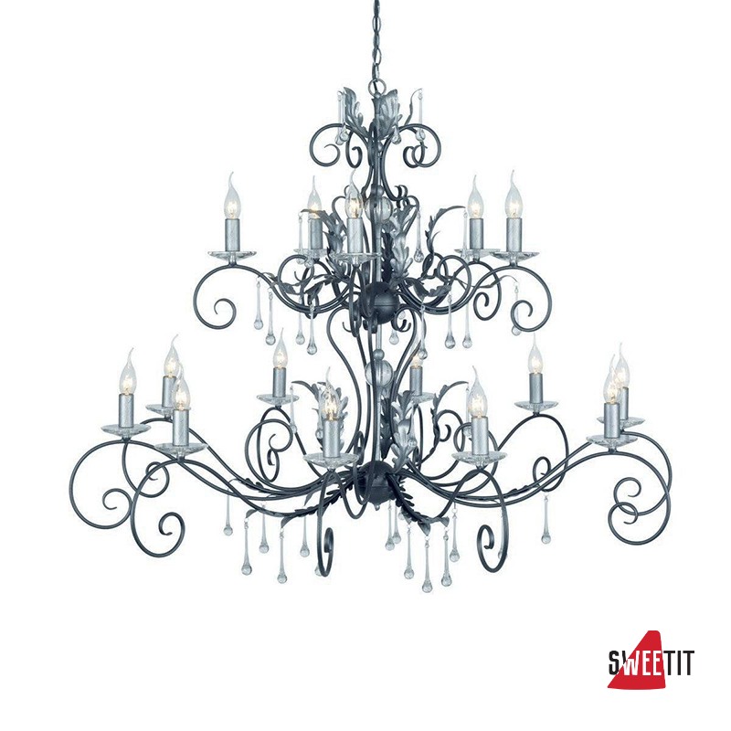 Люстра Elstead Lighting Amarilli AML15 BLK/SILVER
