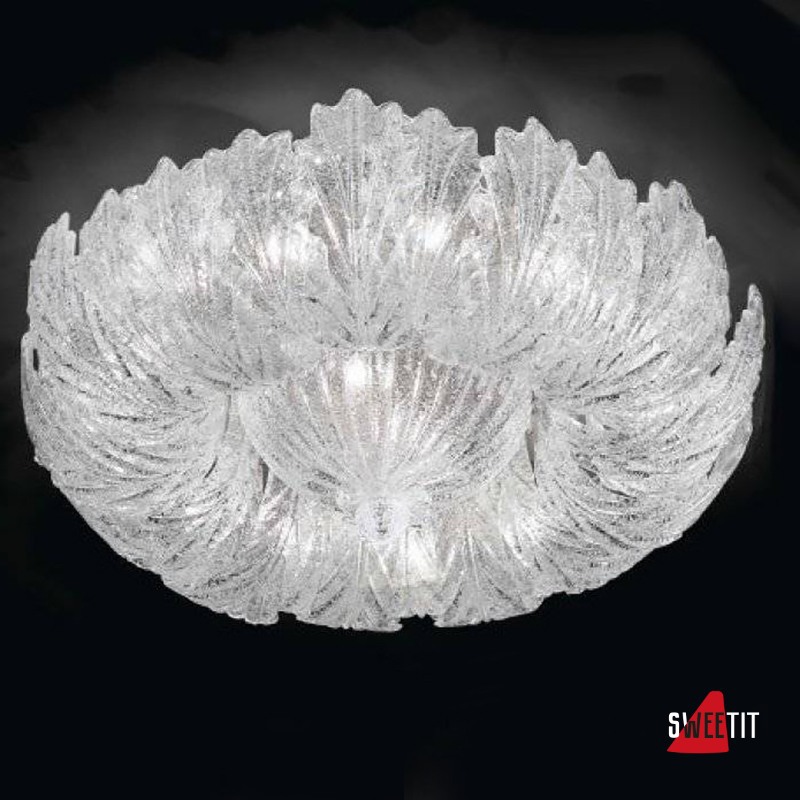 Потолочный светильник Renzo Del Ventisette "Floreale" PL 13826/10 D75 DEC. Cristallo