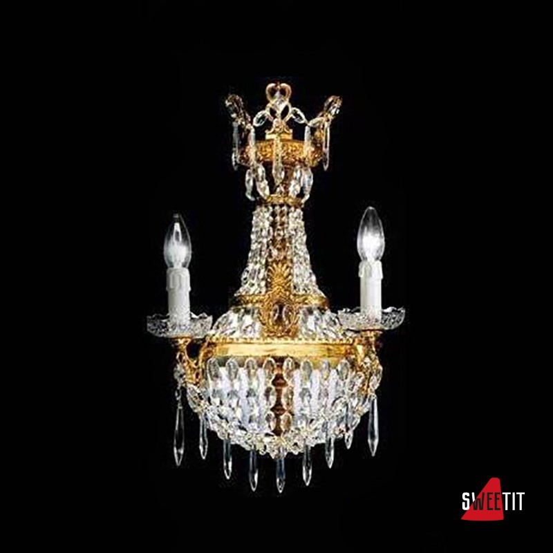 Бра Beby Group Opera 2014/2A Light gold CUT CRYSTAL