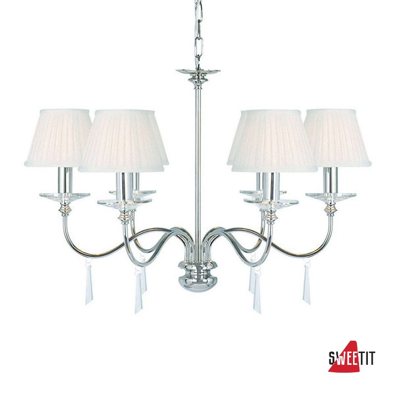 Люстра Elstead Lighting Finsbury FP6 POL NICKEL + 6x LS162