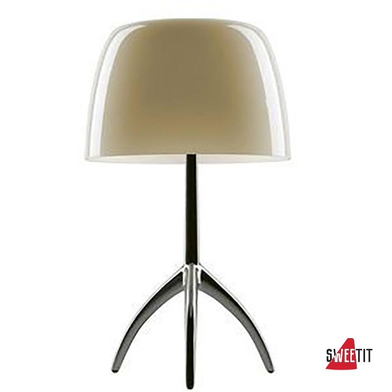 Настольная лампа FOSCARINI LUMIERE GRANDE ALLUMINIO/AVORIO