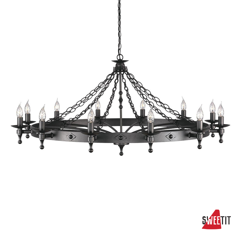 Люстра Elstead Lighting Warwick WR12 GRAPHITE