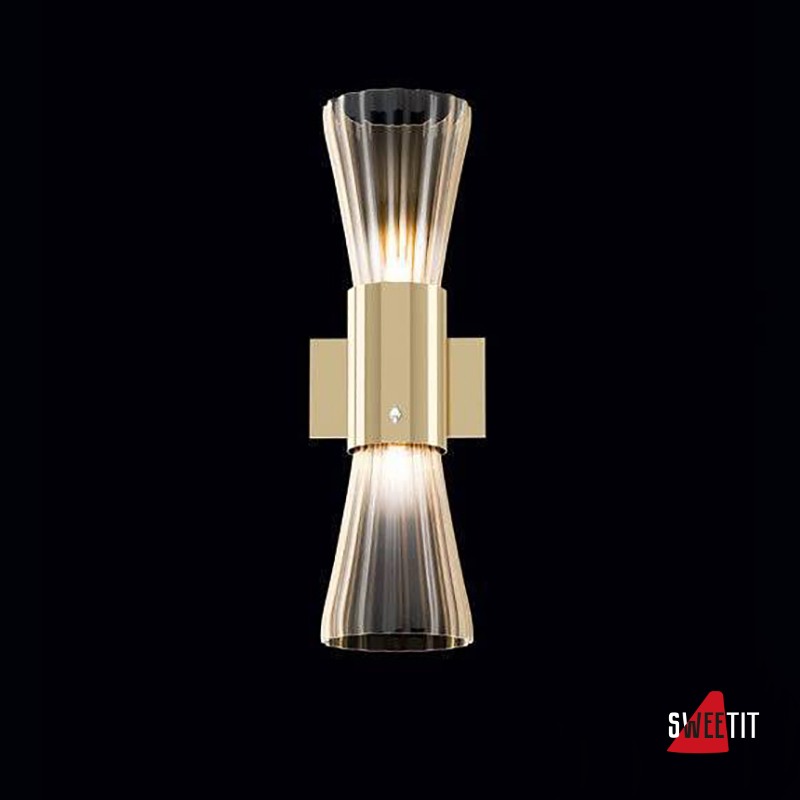 Настенный светильник Beby Group Secret 0650A01 Light gold Gold leaf