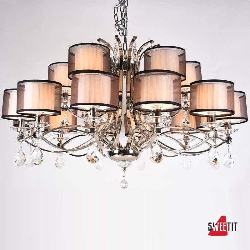 Люстра Newport Antalia 1612+6/C с абажурами