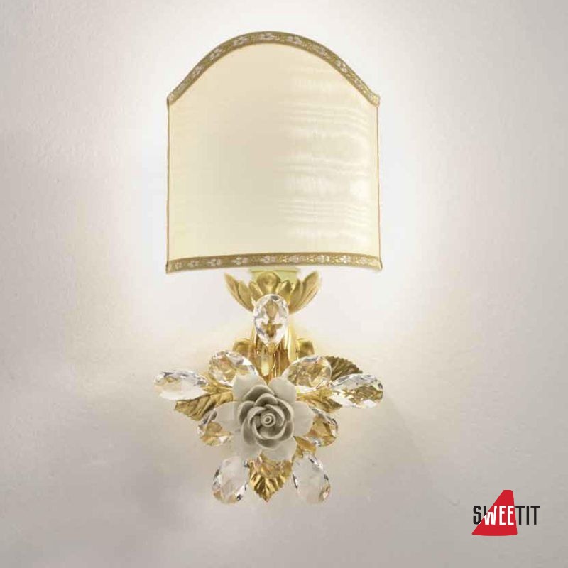 Бра Villari Crystal Rose Wall Light 4020411.102/QE0030.402