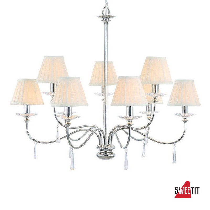 Люстра Elstead Lighting Finsbury FP9 POL NICKEL + 9x LS162