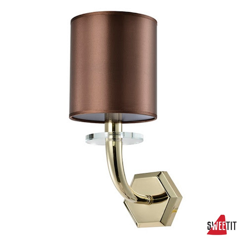 Бра Newport Inari 3331/A gold + coffee