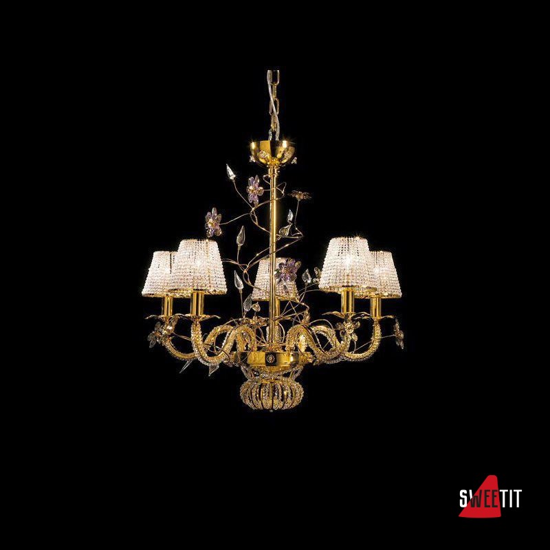 Люстра Non Solo Luce Crystals Collection Lucy CH-05 G