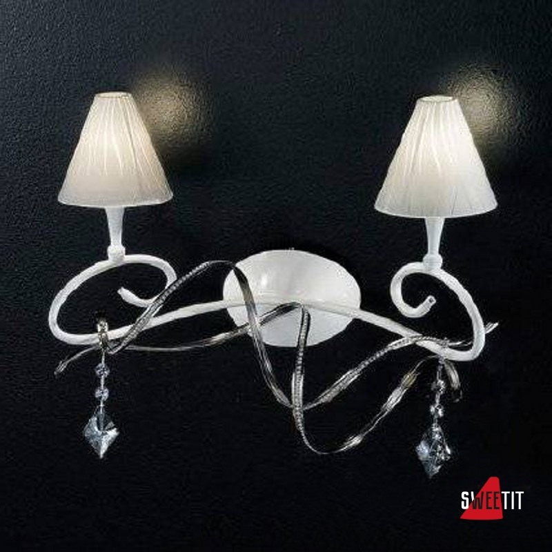 Бра Masca Chic 1831/A2 Bianco lucido / Glass 502