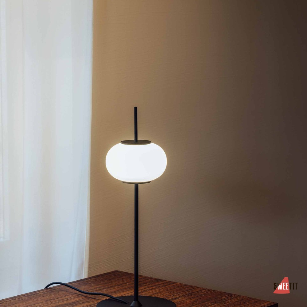 Настольная лампа Milan Iluminacion Astros ширина в см 50.5 Чёрный лак артикул 6932