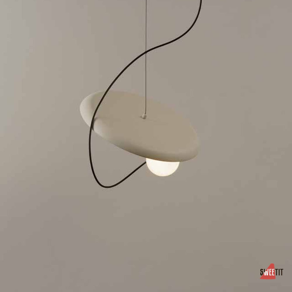 Подвесной светильник Milan Iluminacion Wire диаметр в см 38 Лакировка «норка» артикул 6986