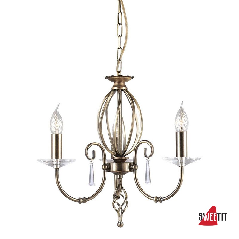 Люстра Elstead Lighting Aegean AG3 AGED BRASS