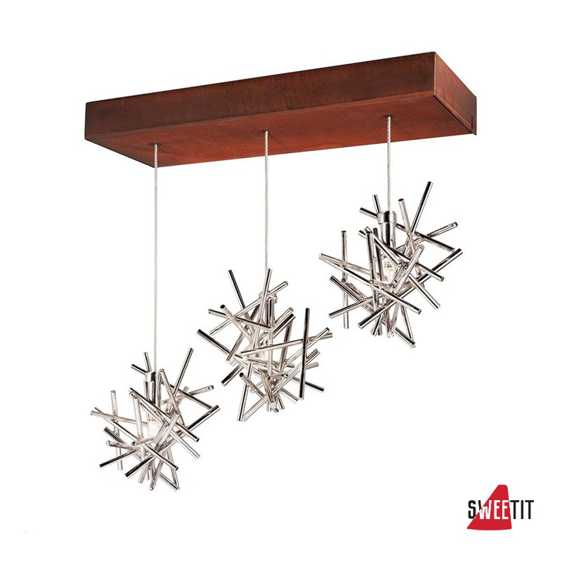 Настенный светильник IDL Stardust 610/3A rusty + pure steel