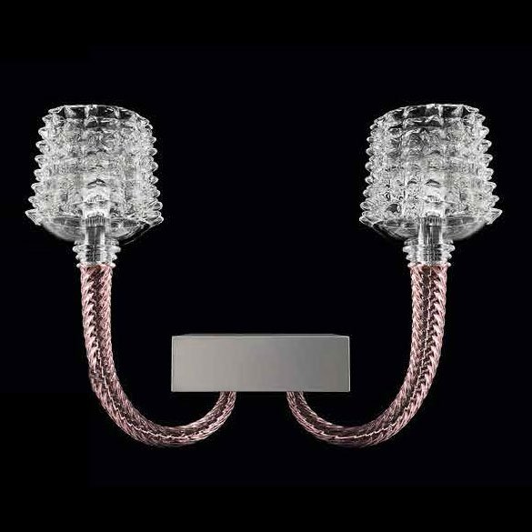 Настенные светильники Barovier&Toso Florian 5717/02/AM/CL
