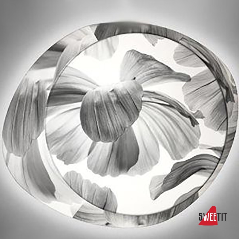 Светильник настенный FOSCARINI WAGASHI MEDIA FLUORESC. NERO