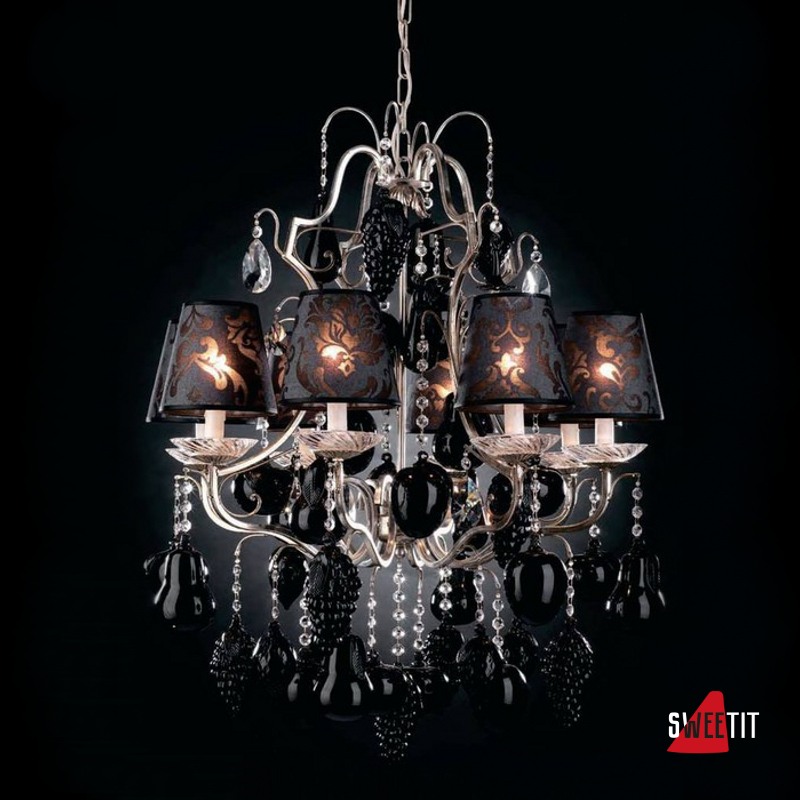 Люстра TREDICI MURANO 1315.8FG CP BLACK