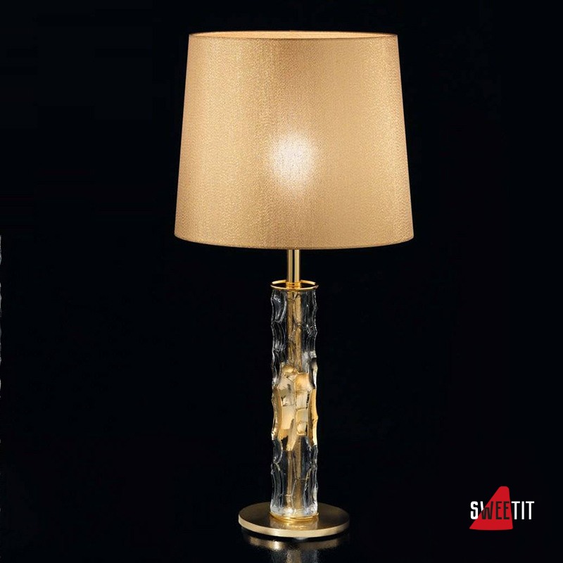 Настольная лампа IDL Bamboo 423B/1LP gold lame