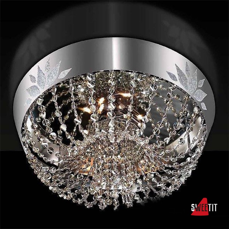 Потолочный светильник Beby Velvet 0150Q01 Chrome Cut Almond
