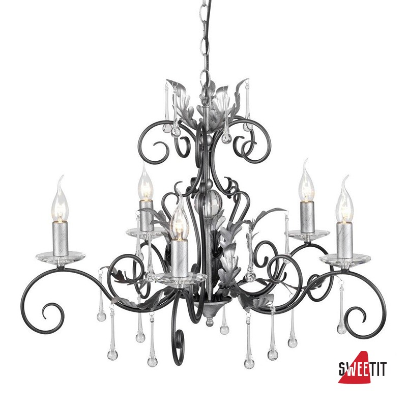 Люстра Elstead Lighting Amarilli AML5 BLK/SILVER